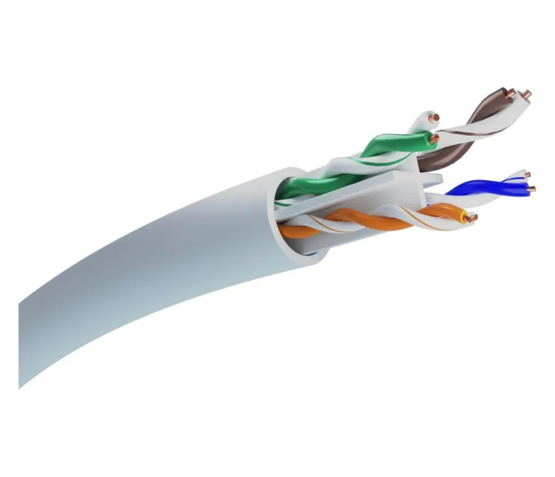 ExtraLink CAT6 UTP (U/UTP) V2 Wewnętrzny Kabel sieciowy 25M - 1543910 - zdjęcie
